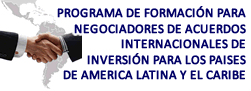Programa de Formación para negociadores de acuerdos internacionales de inversión para los países de América Latina y el Caribe