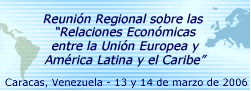 Reunión Regional sobre las Relaciones Económicas entre la Unión Europea y América Latina y el Caribe