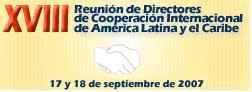 XVIII Reunión de Directores de Cooperación Internacional de América Latina y el Caribe