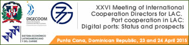 XXVI Meeting of International Cooperation Directors for Latin America and the Caribbean. Port cooperation in Latin America and the Caribbean: Digital ports: Status and prospects 